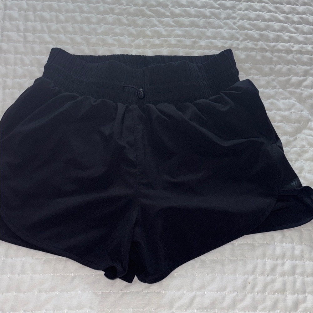 All in Motion Black Athletic Shorts Brief Lined size Small